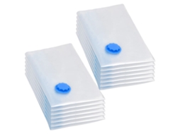 Vidaxl Sacos Para Arrumação De Roupas A Vácuo 80x60 Cm 10 Pcs
