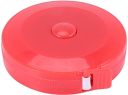 Lurelia Fita Métrica Flexível Retrátil 5m 1 Fita Plástico Vermelho Para Costura E Artesanato