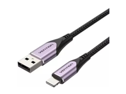 Cabo Lightning Usb 2.0 VENTION Labvf/ Usb Macho Lightning Macho/ 1M/ Roxo
