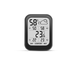 Termômetro Higrômetro Digital Indoor Preciso com Display Clima e Conforto | S/MARCA
