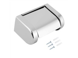 Suporte de Papel Higiênico de Aço Inoxidável para Banheiro e Cozinha Prático e Durável S/MARCA