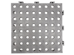 Pack 100 Estrados Antiderrapantes Maxi Com Drenagem, Cinza, 33x33x2cm (≈11m²). Ultrarresistente: Para O Tráfego De Veículos, Hotelaria E Indústria