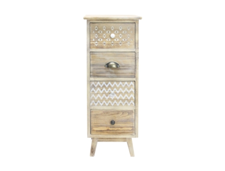 Cômoda REBECCA MOBILI Amaryllis Marrom Claro 82X30X30 Cm