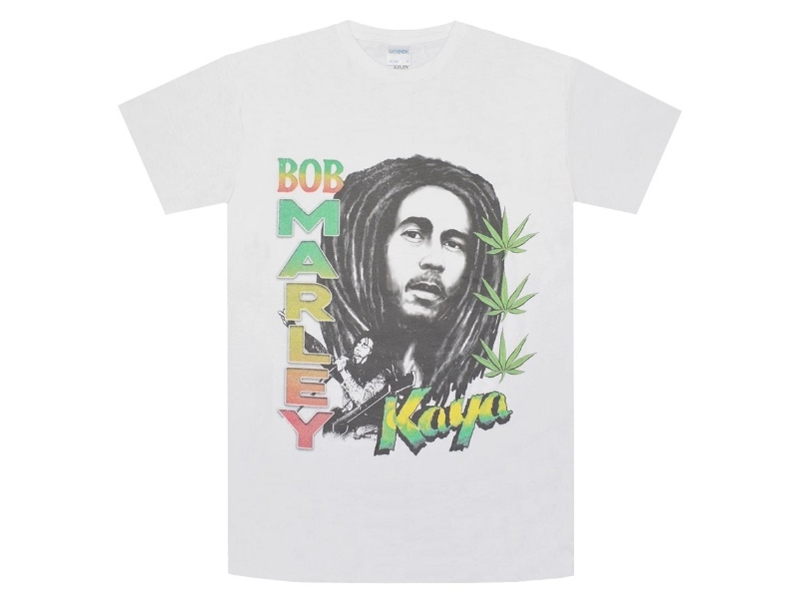 Bob Marley Kaya Illustration T-shirt Unisex Adults Size:m