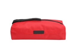 Bolsa De Herramientas Multifuncional De Tela Oxford Impermeable Reforzada Para Electricistas Color Rojo