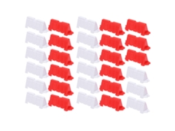 Lurelia Carro Drift Branco Vermelho, Plástico