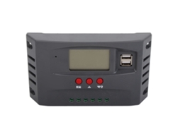 Controlador De Carga Solar Mppt 12v 24v 30a Lcd Colorido Display Com Proteções E Alta Eficiência
