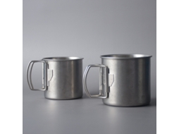 Caneca De Acampamento Portátil Ultraleve, Talheres Para Áreas Externas, Xícara De Chá Com Alça Dobrável Brilvibera