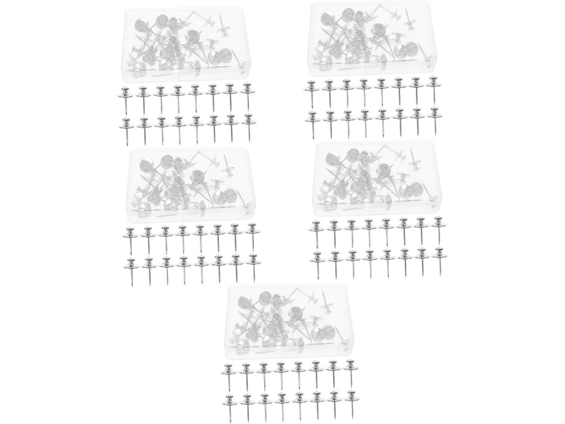 Tachinhas Metálicas Série 5 Para Quadro De Cortiça, Parede Mapas,