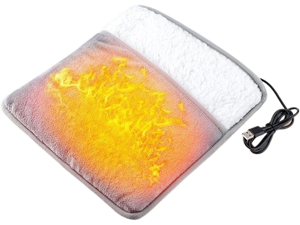 Almofada De Aquecimento Para Os Pés Alimentada Por Usb
