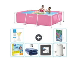 Piscina com Estrutura Retangular 220x150x60 Cm 5 peças S111 INTEX