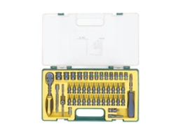 Conjunto de Chave de Ratchet e Soquete 45pcs S/MARCA