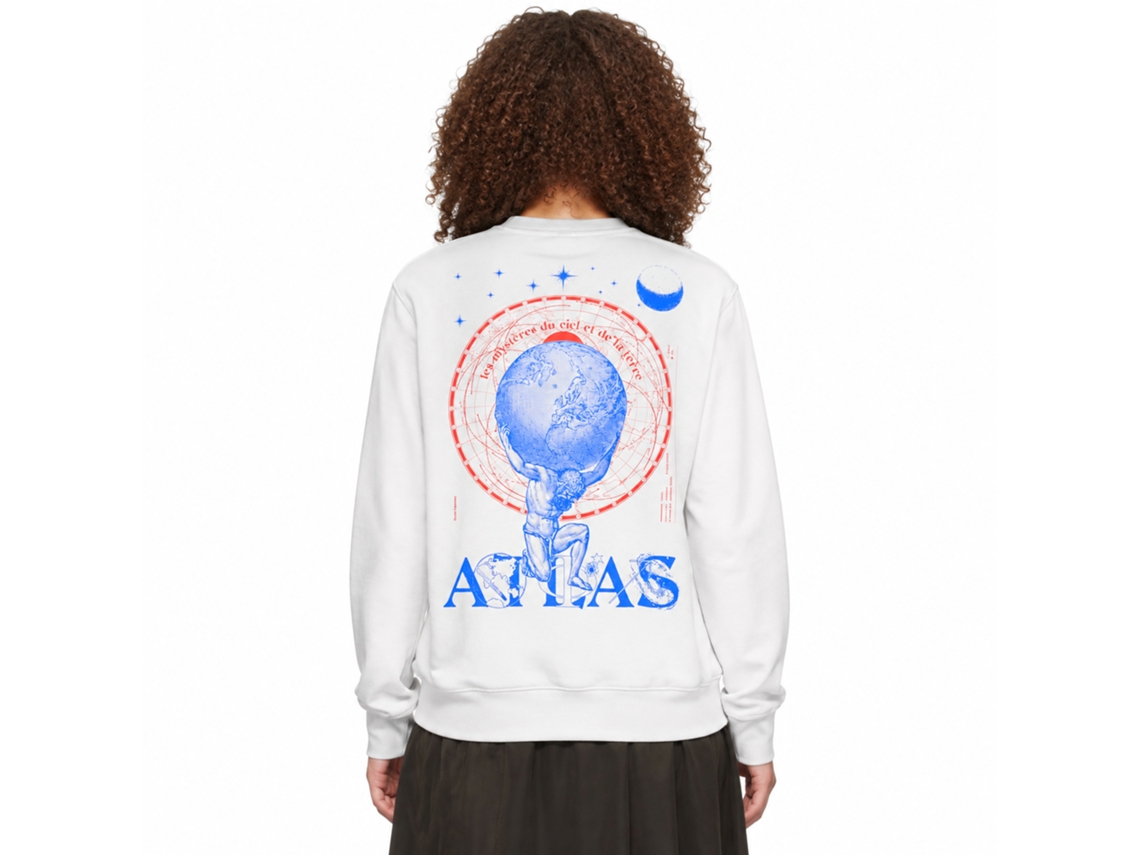 Rockinstone Atlas Sweatshirtdouble-sided Print Unique Designer Style