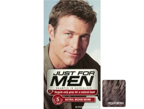 Coloração De Cabelos Para Homem Just For Men Castanho Sem Amônia 2 X 30 Ml