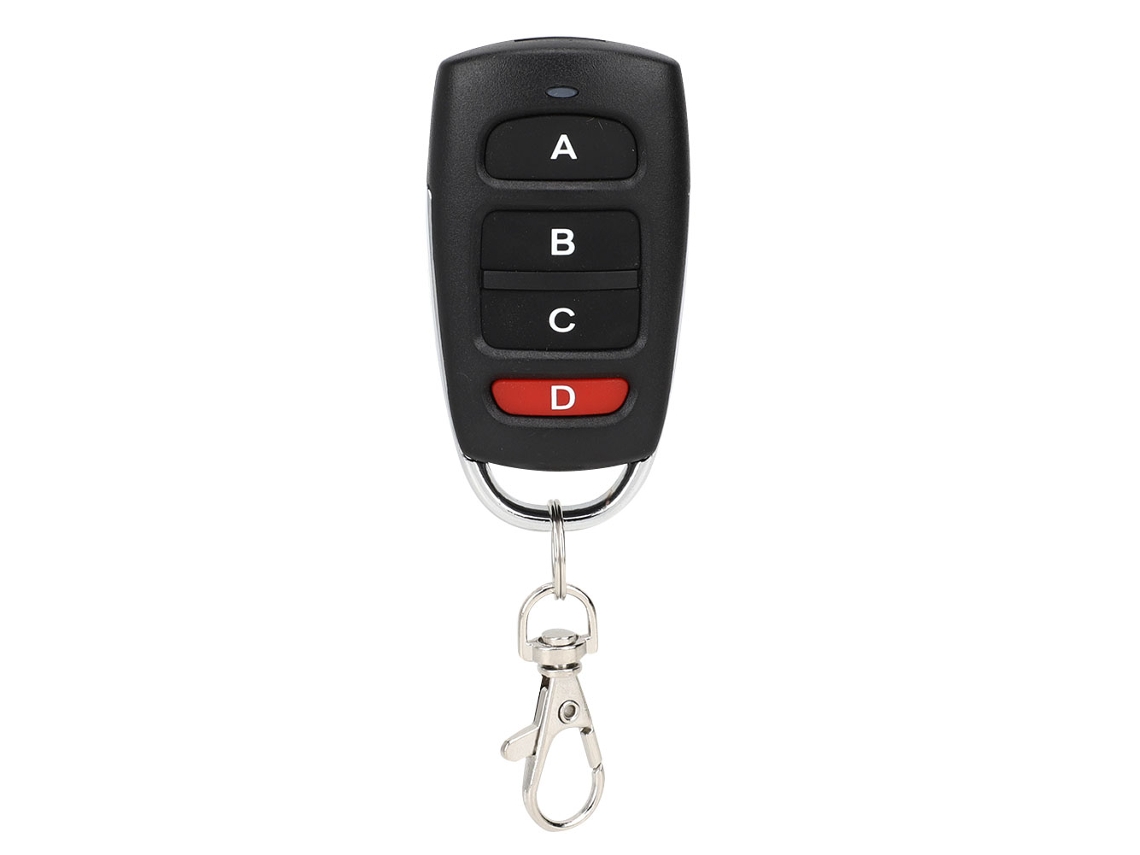 Controle Remoto Sem Fio Universal Para Portão Elétrico E Porta De Garagem 433mhz