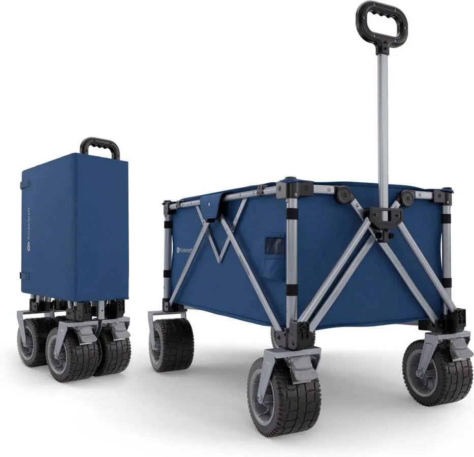 Carrinho De Transporte Dobrável Kinderkraft Rollster (azul)