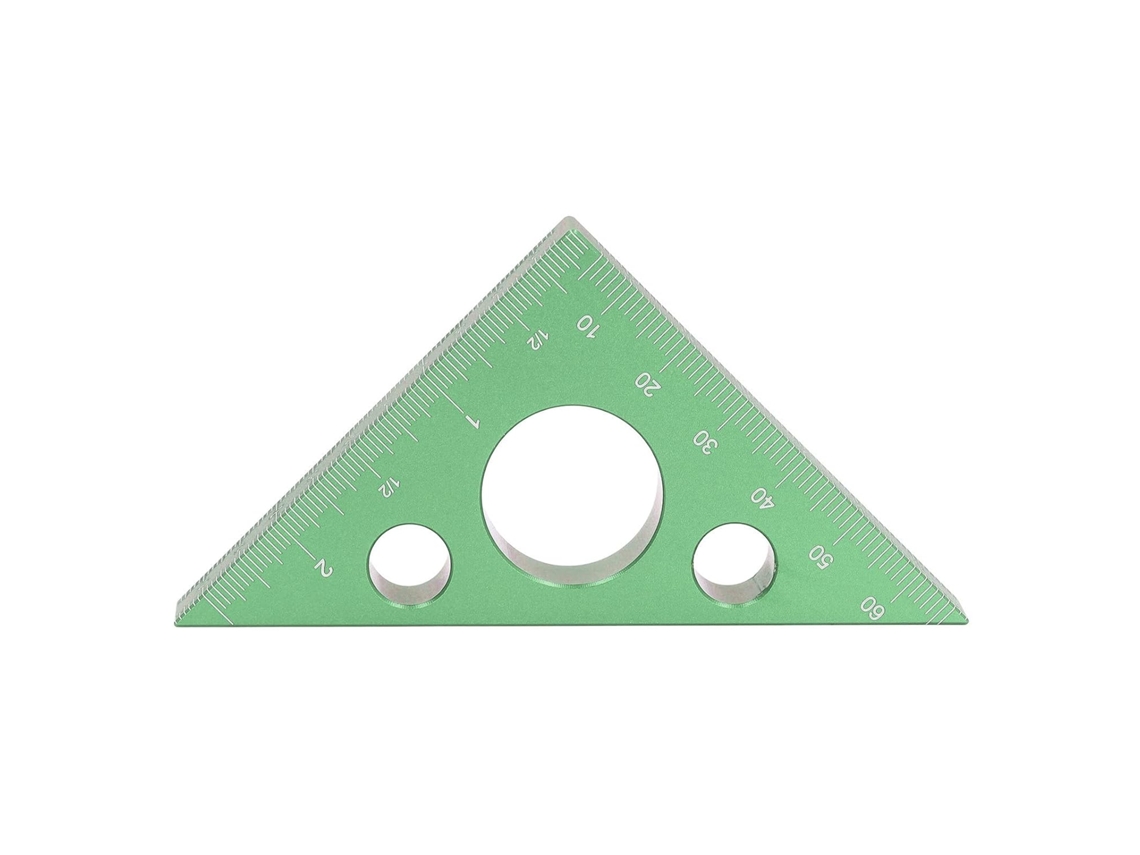 Régua De Ângulo Reto, Régua Triangular E Quadrada Para Carpinteiro, Liga