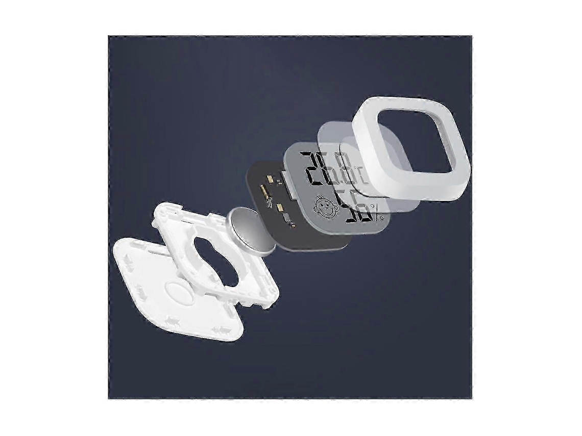 Conjunto De 9 Mini Termômetros E Higrômetros Digitais Para Ambientes Internos Com Visor Lcd E Sensor De Temperatura E Umidade Nostalgia88