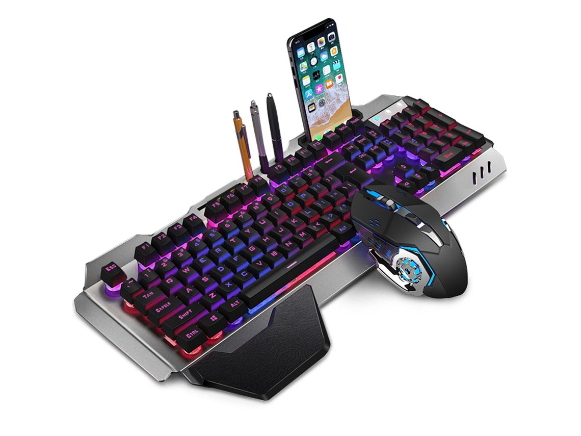 Teclado e Mouse Sem Fio LAXISCREED para Jogos