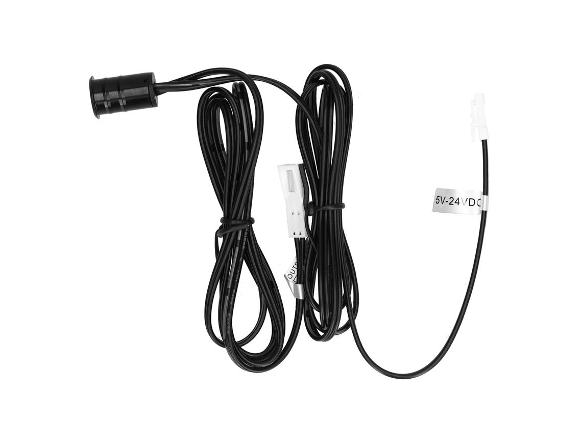 Interruptor tátil embutido Primerox, 5-24V DC, para fitas de LED e luzes de armário | S/MARCA