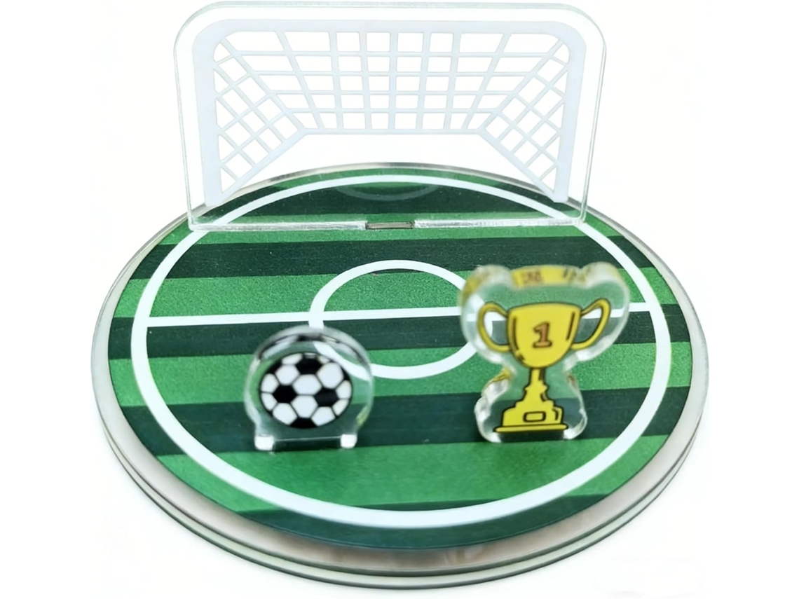 Suporte Acrílico Tema de Campo de Futebol AQUAFORGE
