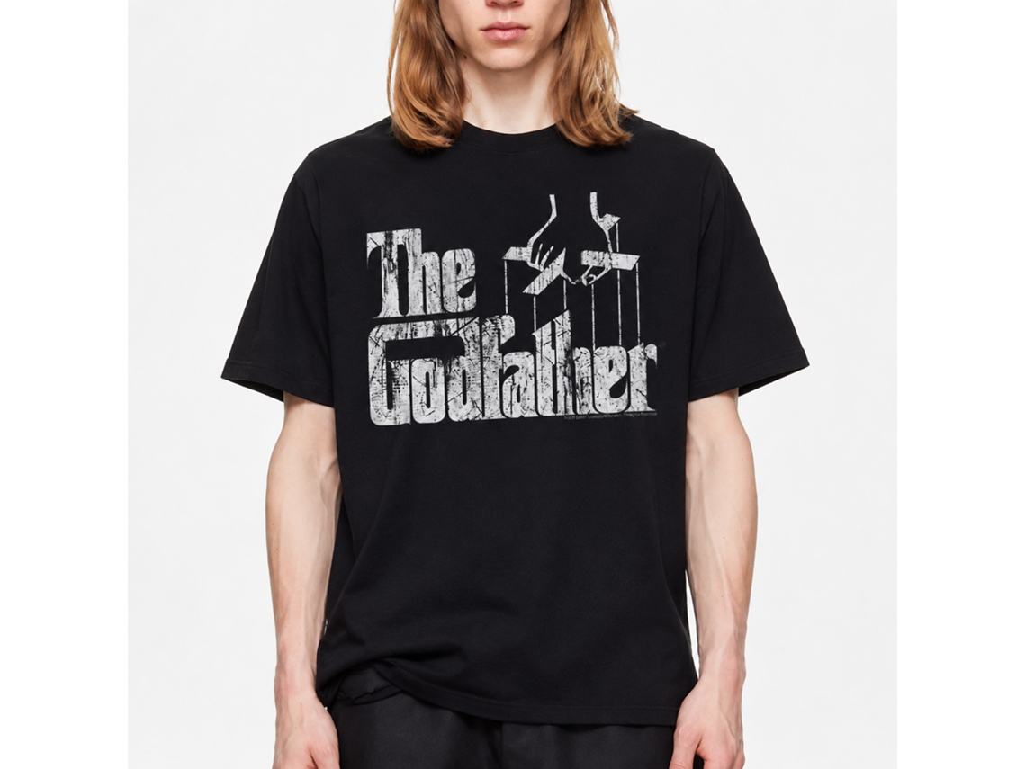 Rockinstone Godfather Distress Copy Black Adult T-shirt Size:xxxl