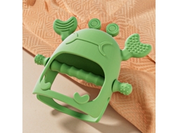 Mordedor para Bebés, Fabricado em Silicone Seguro, Adequado para Bebés Dos 0 Aos 6 Meses Verde HEXINYIGJLY