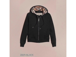 Suéter Com Capuz Feminino De Algodão Romano, Padrão 3d, Fecho Zipper, Tamanhos S-xxl Preto
