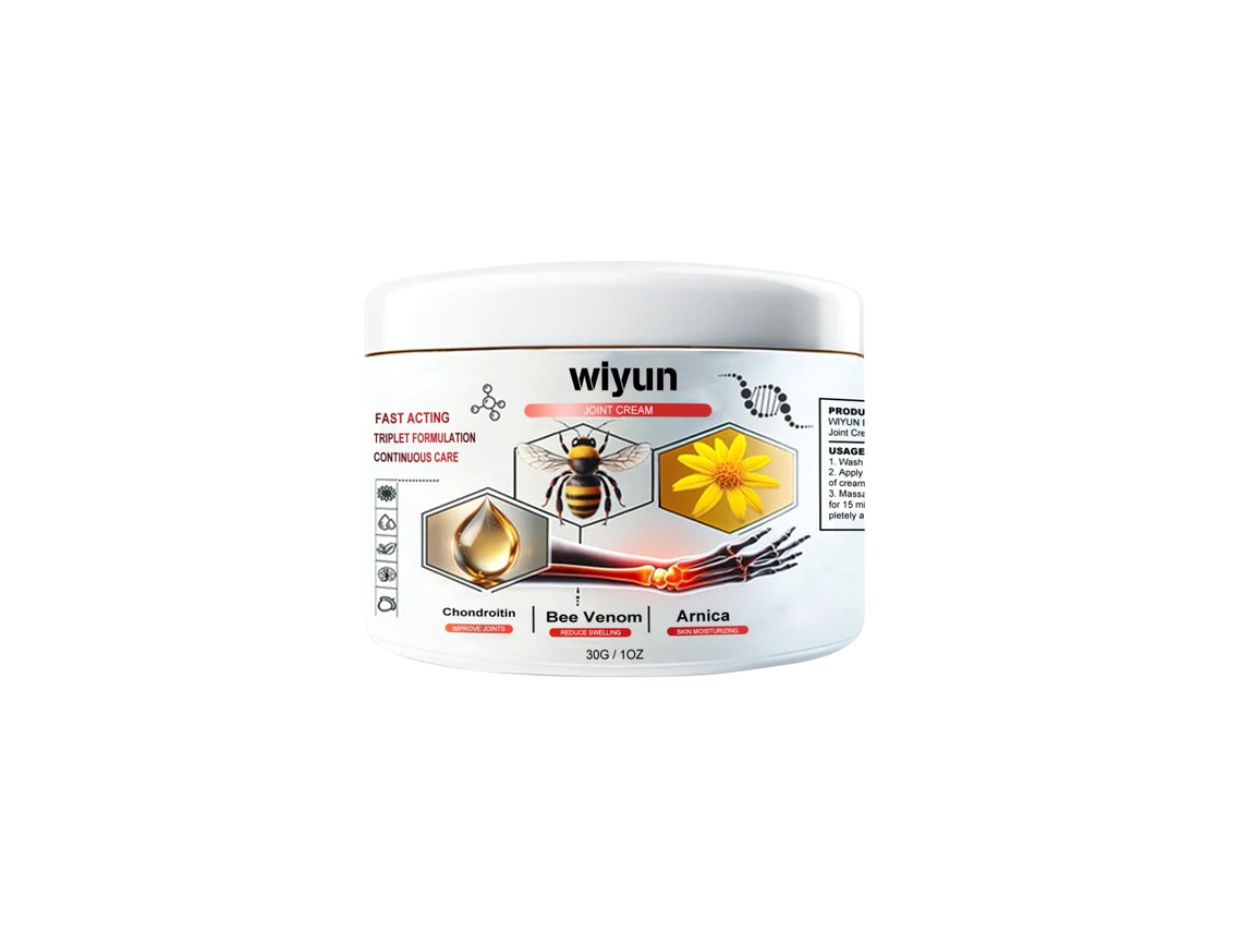 Creme Articulações com Veneno de Abelha, Reduz Dor e Inflamação nos Cotovelos e Pulsos LAXISCREED