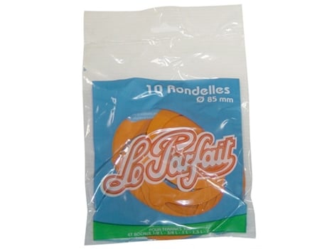 Conjunto de 10 Arruelas  Potes de Vidro  LE PARFAIT (Borracha-8,5 cm)