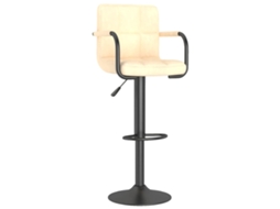 Bar Stool, Bar Stools Vidaxl Creme Veludo (n/a)