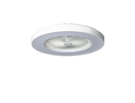 Ventoinha de Teto Led Dhalia Branca 58Cm Motor Dc