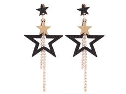 Brinco Feminino Elegante Com Strass