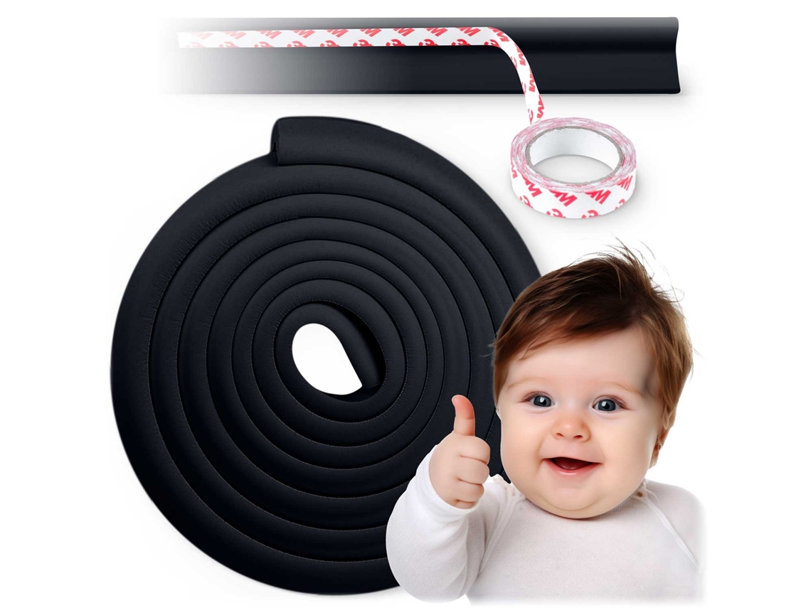 Cinta Protetora De Espuma Ricokids 798711 - 6 Metros, Preta