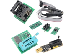 Ch341a Bios Usb Programmer Sop8 Dip8 1.8v Conversão Socket 8 Pinos Teste Clamp Set Para Ou Placa Mãe Aquaforge