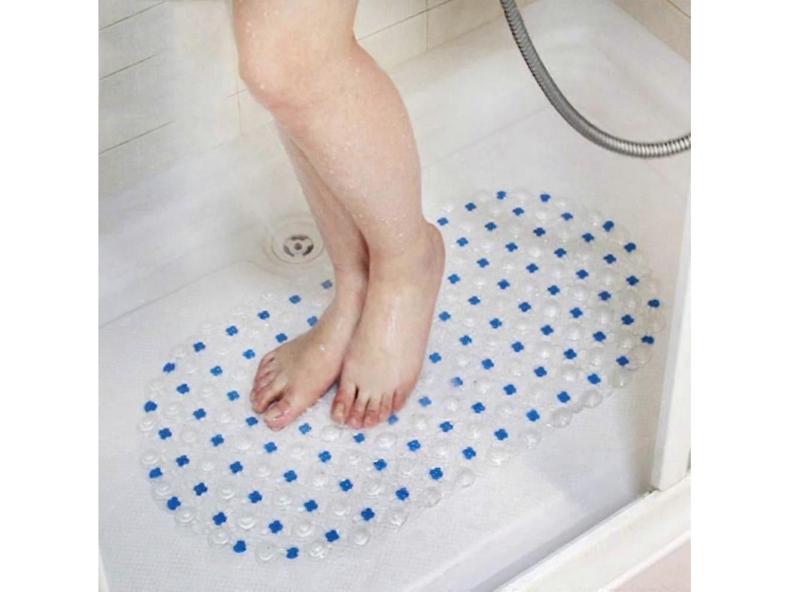 Tapete Antiderrapante Para Banheiro, Resistente A Mofo, 27 X 15 Polegadas