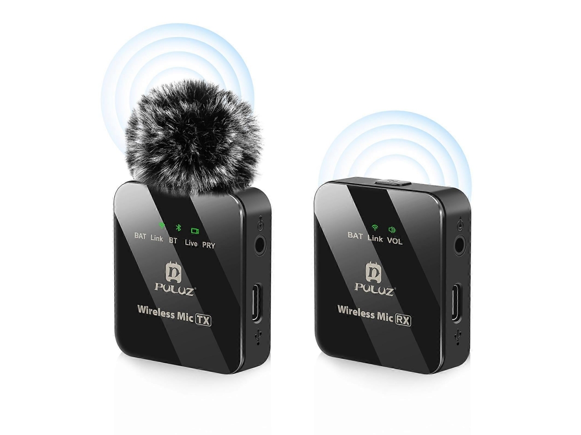 Microfone De Lapela Sem Fio Tx 1 Rx Chaberlu