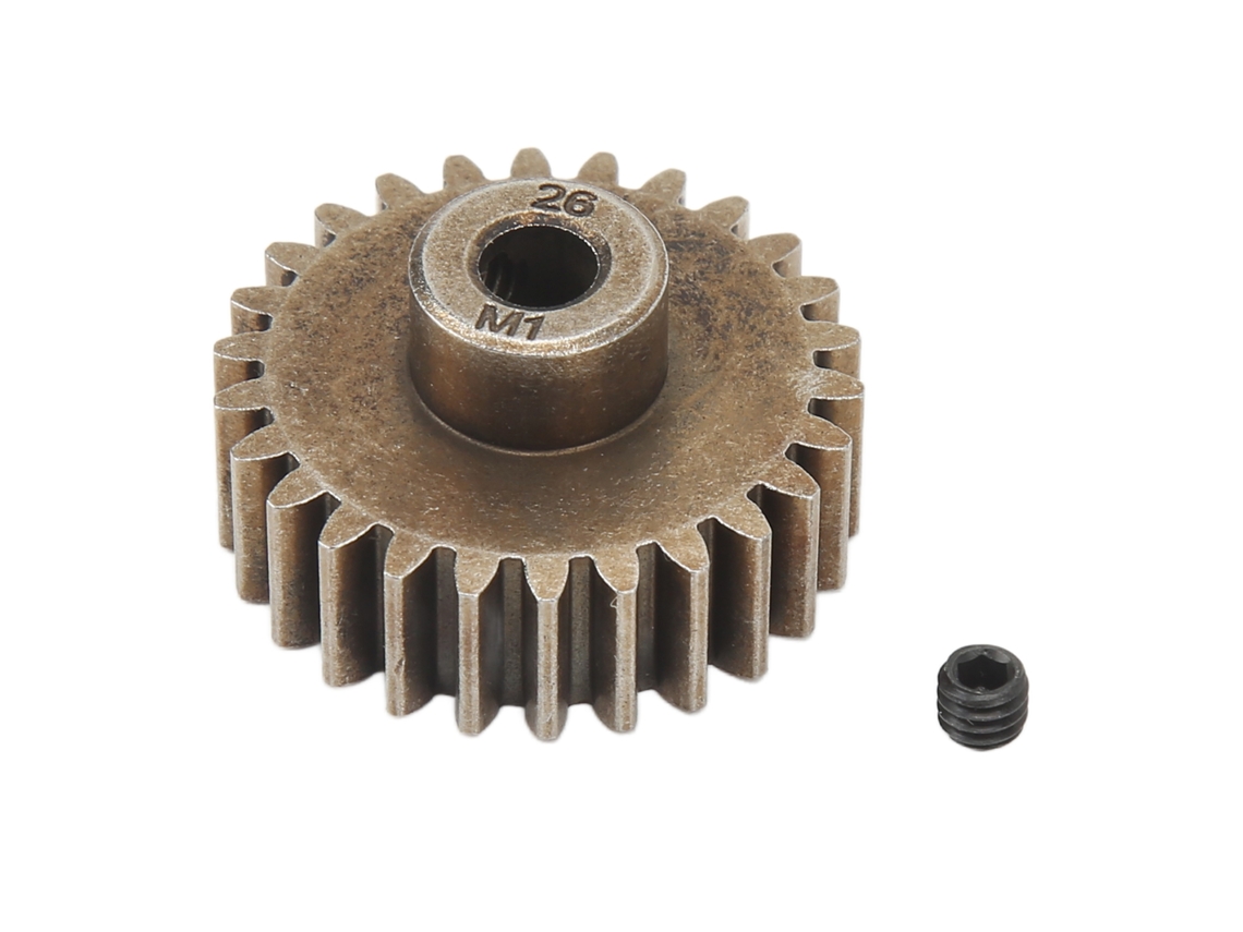 Engrenagem Pinion Temperada 26d Para Traxxas 1/10 X Maxx Maxx Carro Rc Aço Motor Eixo 5mm