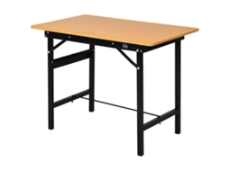 Bancada De Trabalho Aço E Mdf Cor Madeira E Preto 100x60x75,5 Cm Homcom