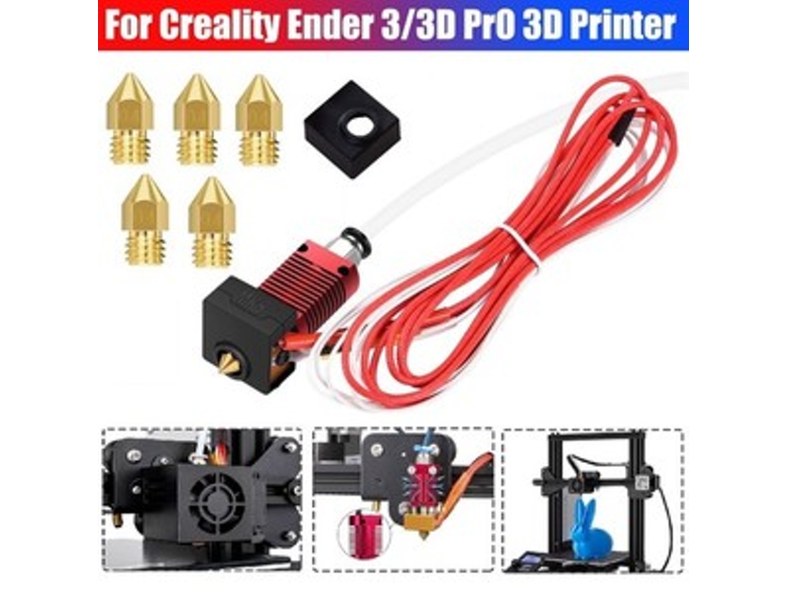 Peças De Impressora 3d Para Creality Ender 3 3 Pro 5 Extrusora Aquecedor Kit De Bico De Extremidade Quente Zeuxo