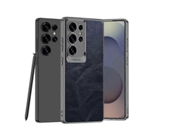 Capa De Celular Clássica À Prova De Choque Em Couro Com Cera De Óleo, Caneta Não Incluída