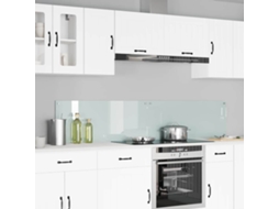 Vidaxl Painel De Cozinha 2 Unid. Branco 100 X 40 Cm Vidro Temperado