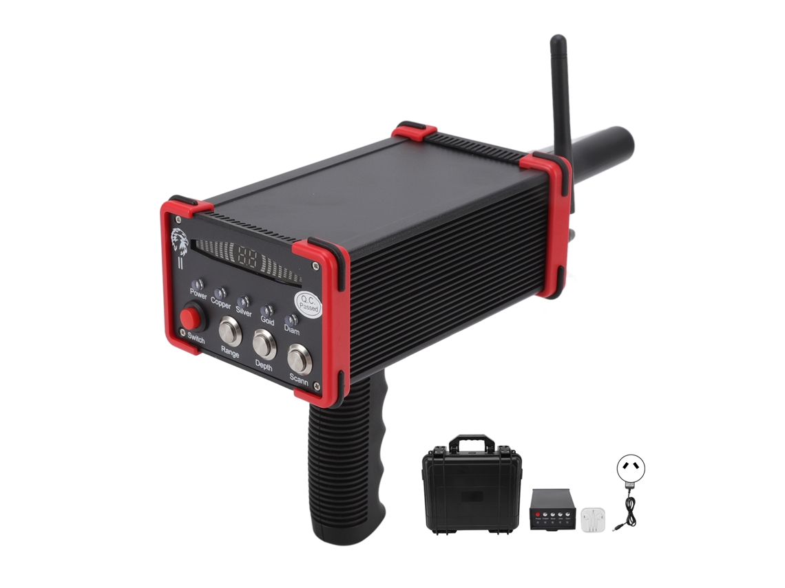 Detector De Metal Subterrâneo 1000m Profundidade 15m Buscador De Tesouros Au 100-240v