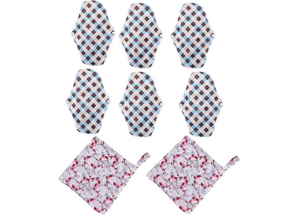8pcs Absorventes Higiênicos Allinless