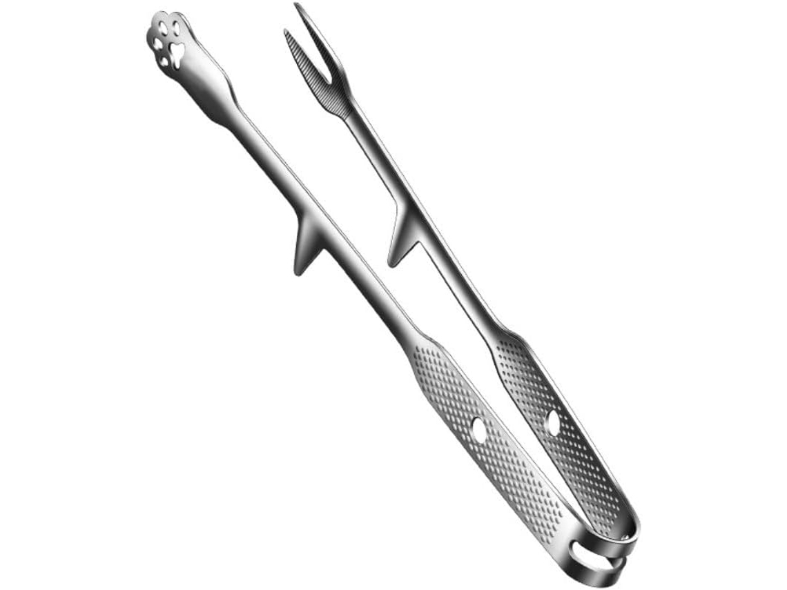 Pinça Para Churrasco Em Aço Inoxidável Com Cabo Ergonômico Antiderrapante Cozinhar Saladas E Carnes, E Pinça De Cozinha