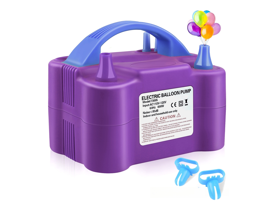 Bomba De Ar Elétrica Para Balões Cuich (roxo)
