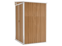 Garden Shed, Garden Sheds Vidaxl Marrom Aço (118 X 100 X 178 Cm)