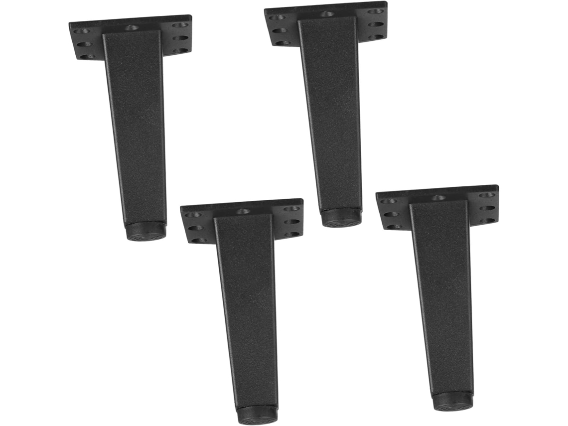 Conjunto De 4 Pés Alumínio Ajustáveis Para Móveis, Ideais Para Sofás, Armários, Mesas E Cadeiras