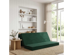 Vidaxl Sofá Cama Dobrável 180 X 67 X 45 Cm Verde-escuro