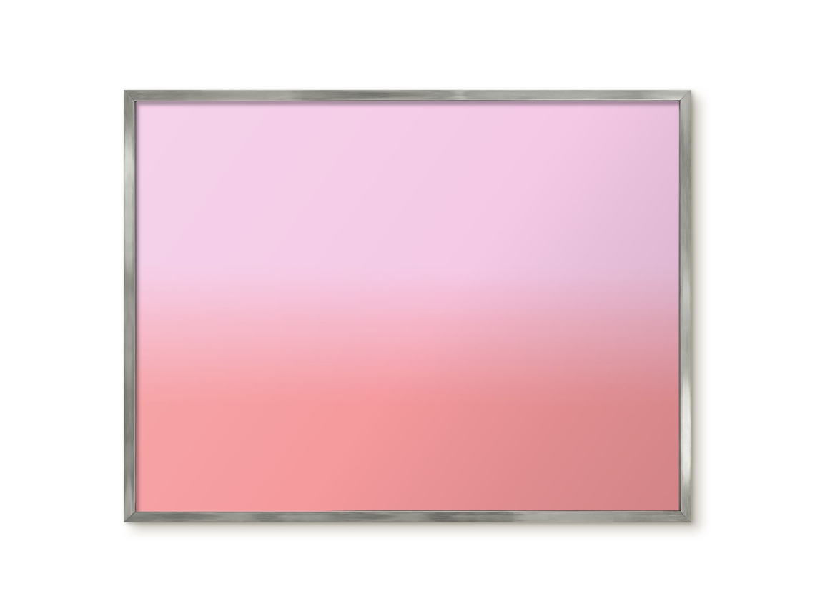 Magnetic Board Turquoise Gradient For The Living Room Espelharte (80x60 Cm)